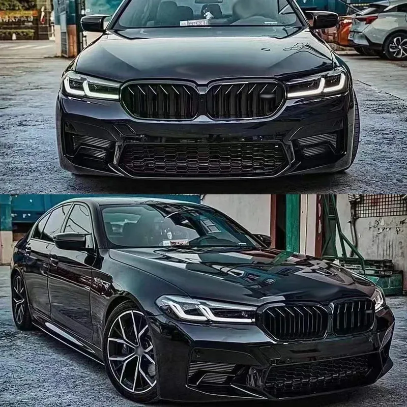 

18-20 G30 Body Kits Upgraded G30 LCI M5 Style PP Material Front Bumper Rear Bumper Side Skirts Body Kit