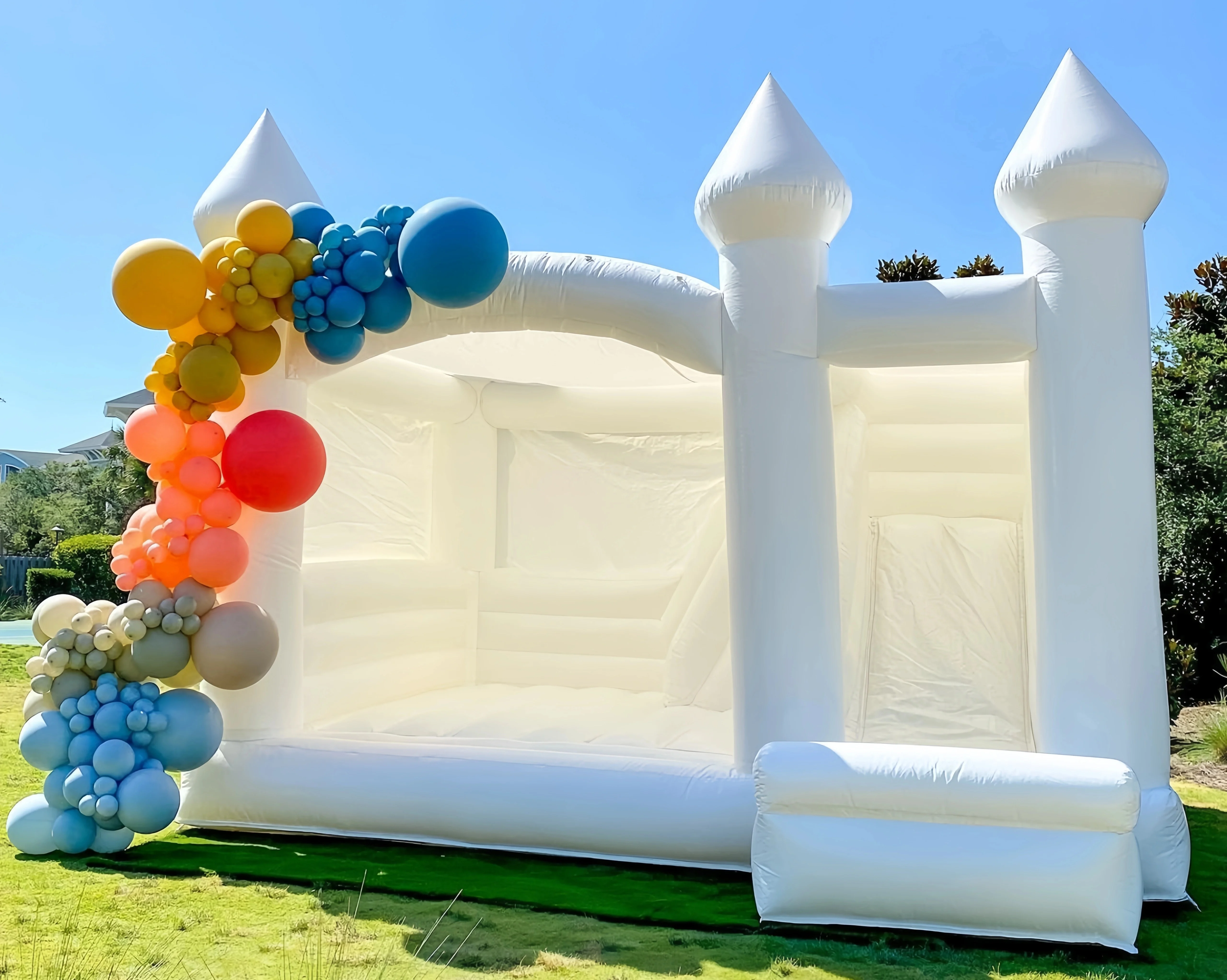 

13-футовый надувной замок-домик, прыгающая кровать, батут, вечеринка по случаю дня рождения, свадебное мероприятие, аренда детской игрушки