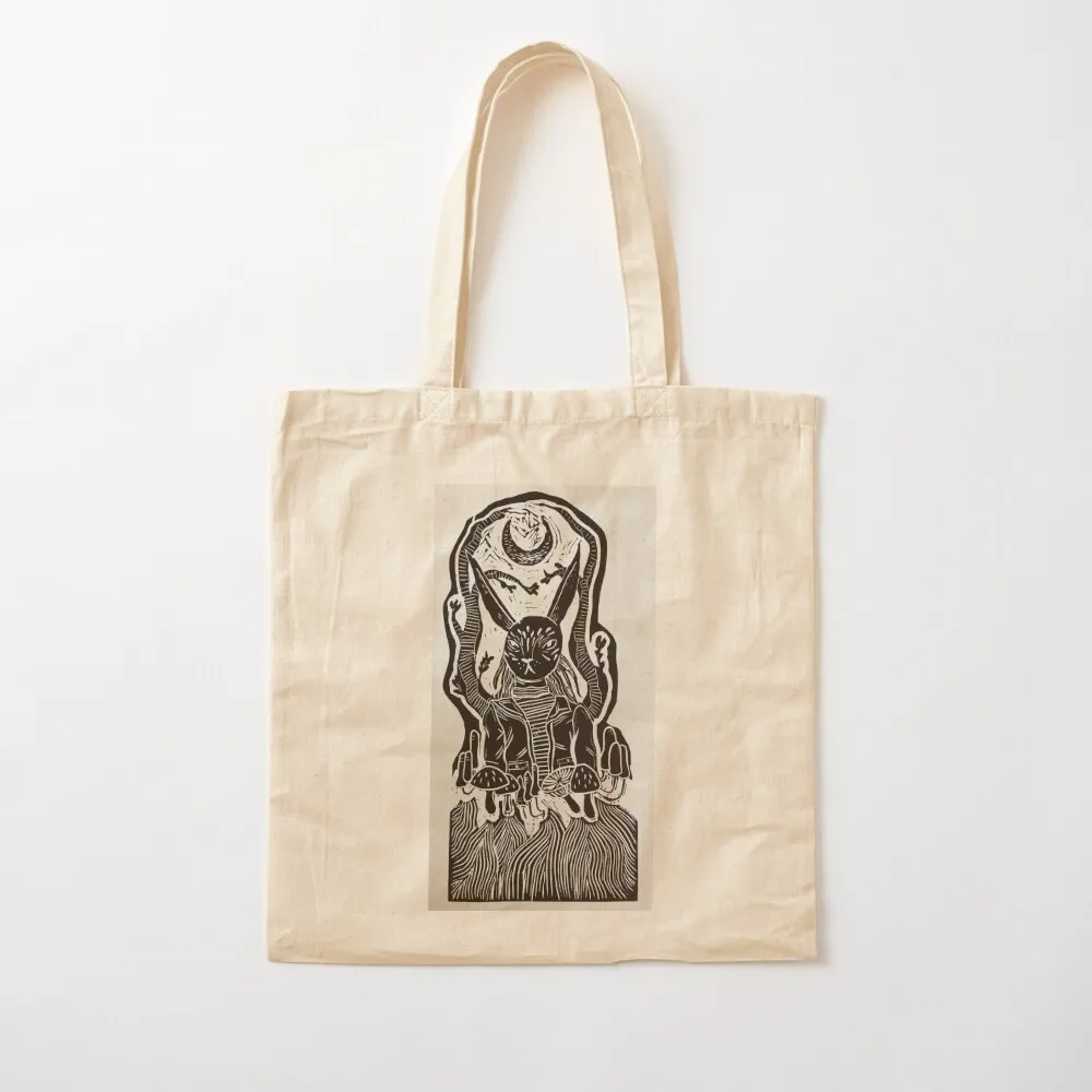 Forest Rabbit Tote Bag custom fabric bag cloth bag woman large tote Large bags for women