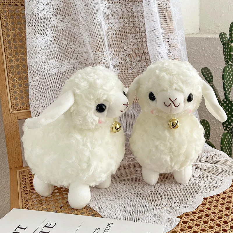 23CM Height Approx. Standing Animal Sheep Plush Stuffed Toy Animals Dolls