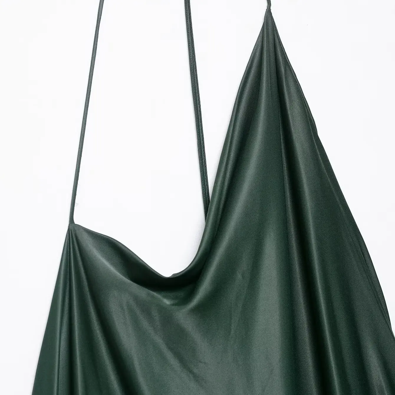 Ele Asymmetrisch Zijde Satijn Feel ter Ne Strap Dr Dames Zomer Casual Faion Polyestervezel Geen Sve Dr