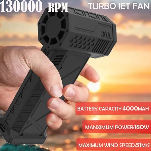 Imagen 1 del producto JANGKLIFE Turbo Fan 130000RPM Aspiradora sin escobillas para computadora/teclado/Kit colector de polvo de limpieza familiar