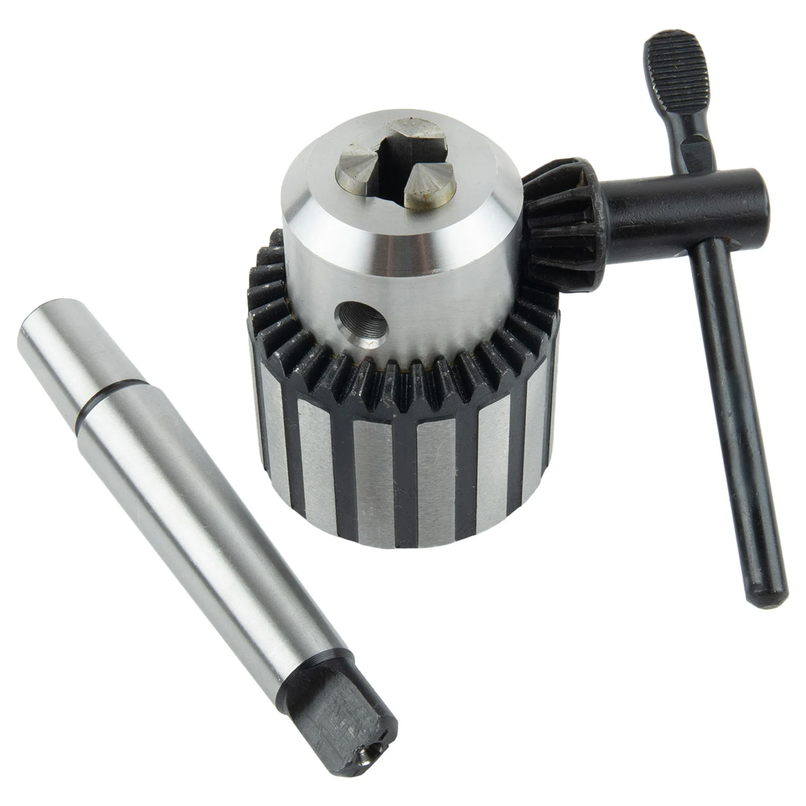 Drill Chuck Heavy Duty Drill Chuck with MT2 JT3 Shank Balanced Jaws Hardened Key Components and Accuracy of 0005