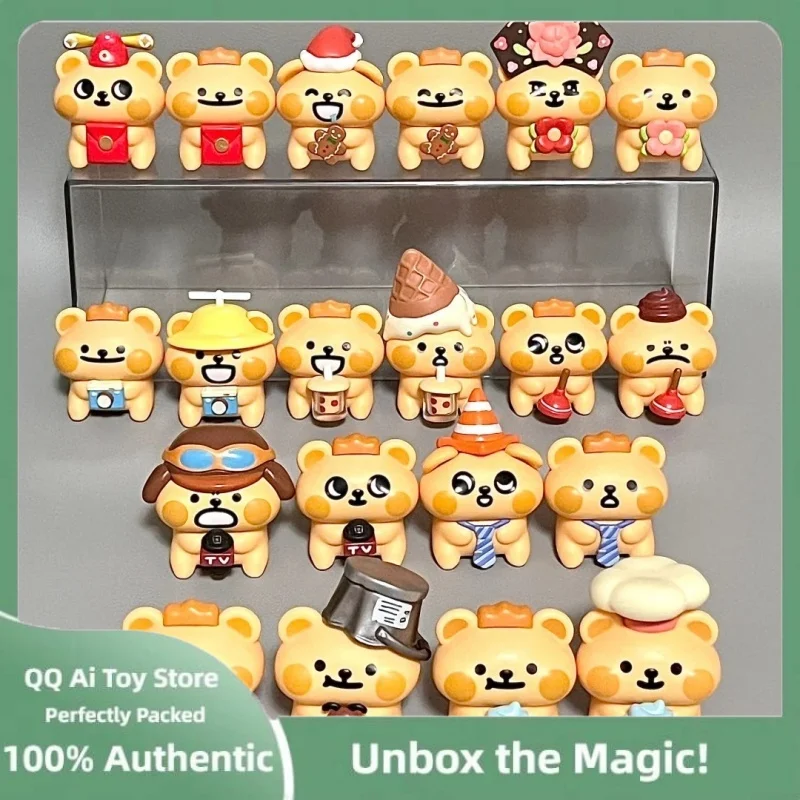 

Подлинная маленькая медвежонок-Lazy, ежедневная мини-серия, слепая сумка, игрушка-фигурка, милая маленькая кукла, орнамент, коллекция игрушек, подарки на день рождения