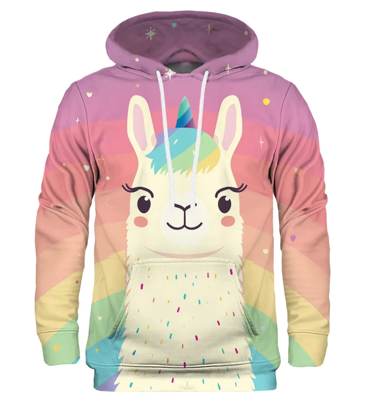 Rainbow Camel Winter Long Fashion Unisex 3D Digital Print Hoodie Casual Elegant Hoodie Commuter Tops Street Style