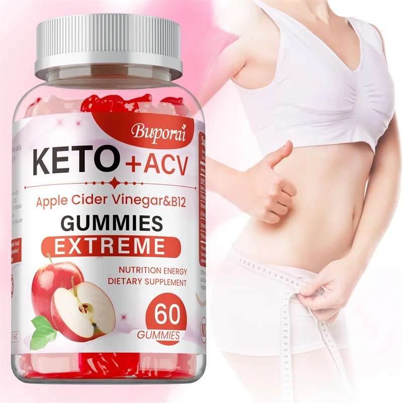 Keto + Apple Cider Vinegar Gummies - Improve Digestion, Improve Metabolism, Burn Fat, Suppress Appetite, Slimming