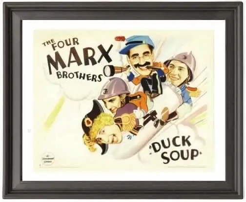 

Framed Poster Duck Soup 4 Picture Frame 16x12 inches Photo Paper Print