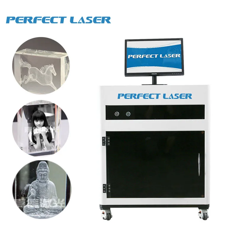 3D Crystal Printer Laser Inner Engraving Machine Green HIGHYAG Head YAG 1500dpi Material Rapid Scanner