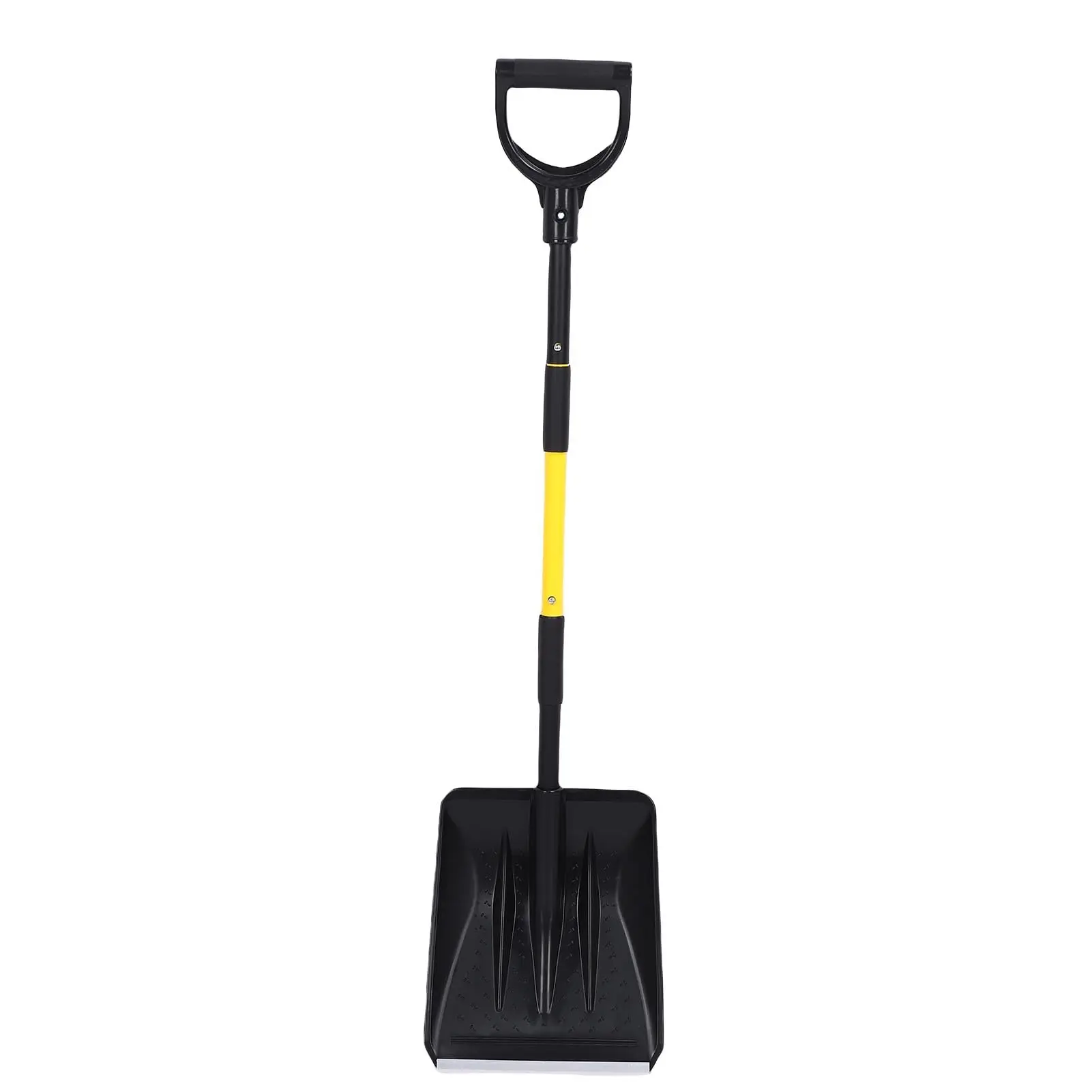 

Sturdy Snow Shovel With Adjustable D-Handle And Two-Tone Shaft For Efficient Winter Driveway, Patio, Garage Clearing