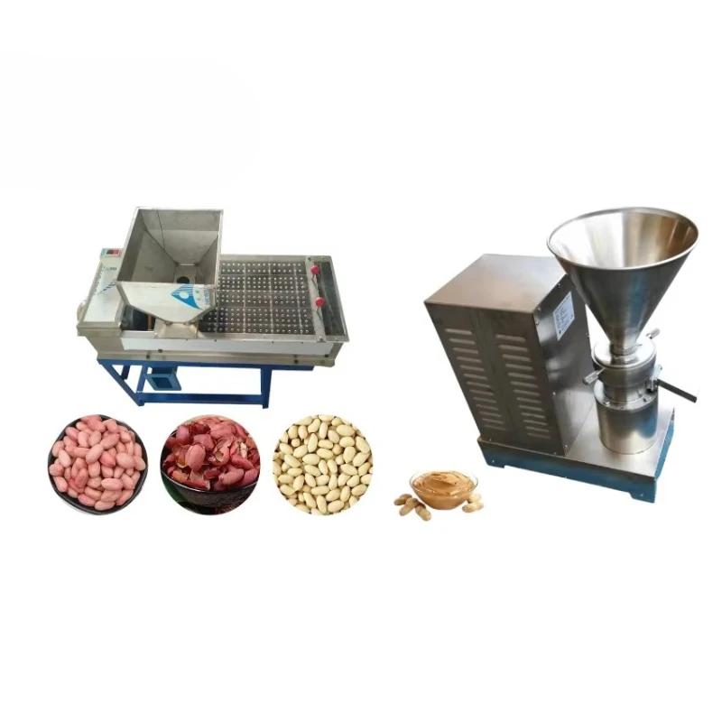 

Peanut cut peeled butter to make tahini butter peanut butter production line