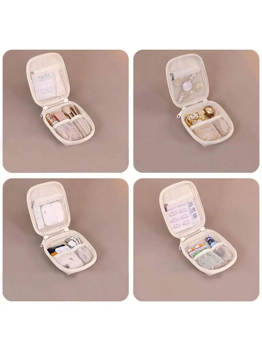 حقيبة تخزين صغيرة محمولة جديدة من مادة البولي يوريثان منظم أدوية السفر للصحة المنزلية مجموعة الإسعافات الأولية منظم أدوية السفر #5