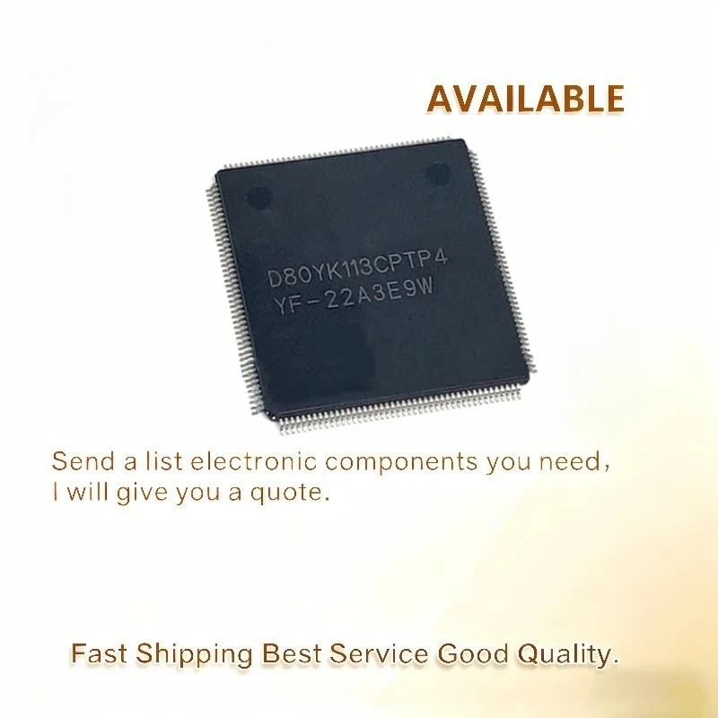 Brand new original  D80YK113CPTP4 D80YK113 D80YK113DPTP   D80YK113DPTP4  TQFP-144 IC Chip Best Quality