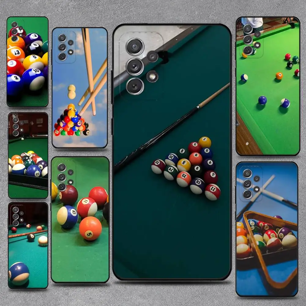 

Billiards Billiards Phone Case For Samsung S25,S24,S21,S22,S23,S30,Ultra,S20,Plus,Fe,Lite,Note,10,9,5G Black Cover