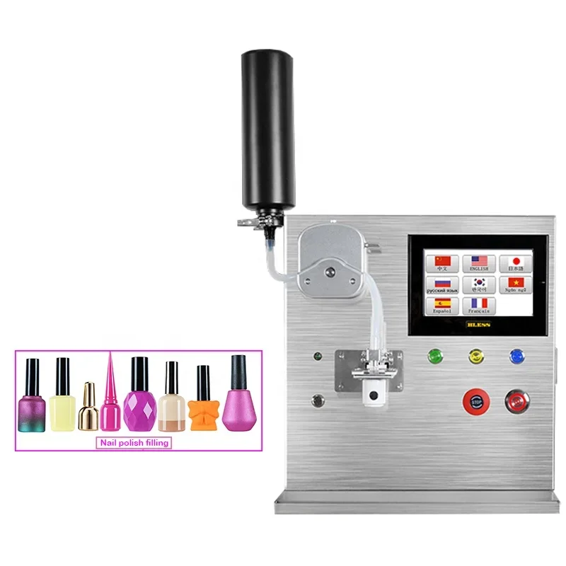 Easy to operation gel polish filler automatic nail enamel polish filling production line nail polish filling machine