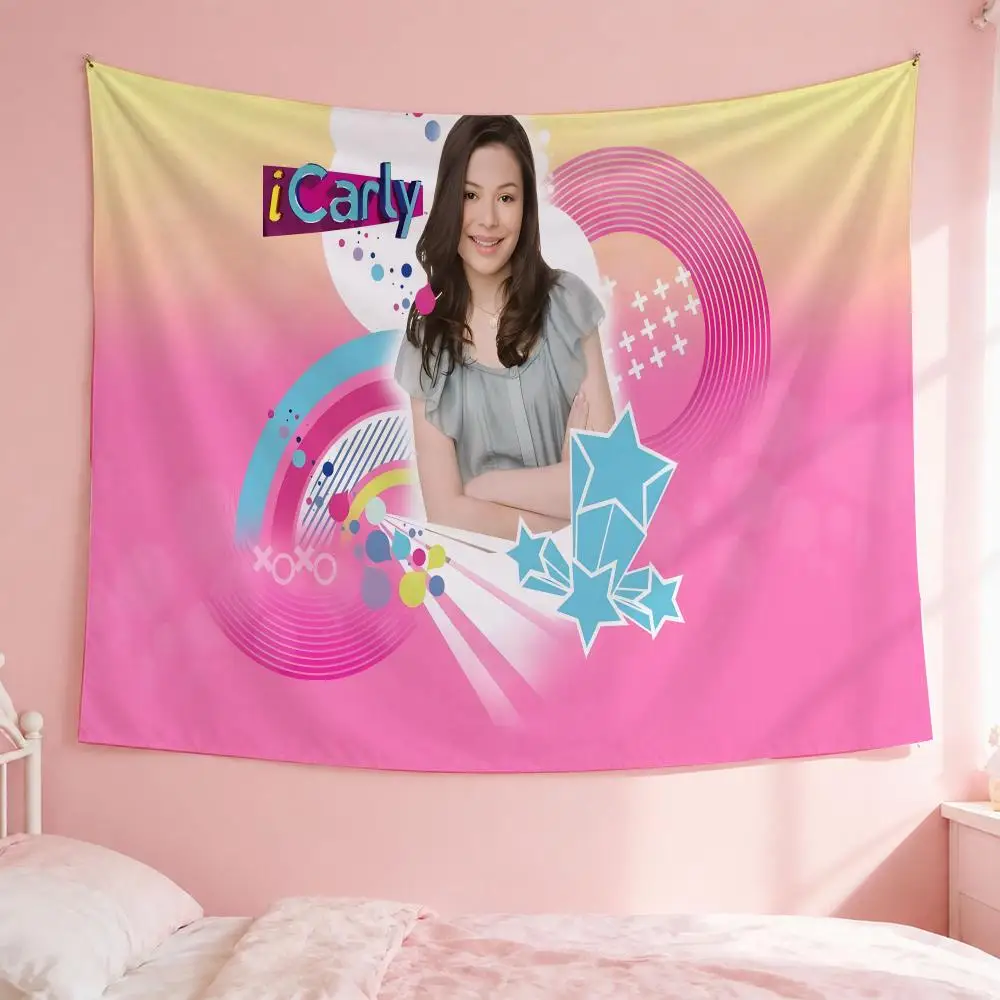 ICarly Tapestry Wall Hanging Bohemian Wall Tapestries Mandala Home Decor For Living Room Bedroom Dorm