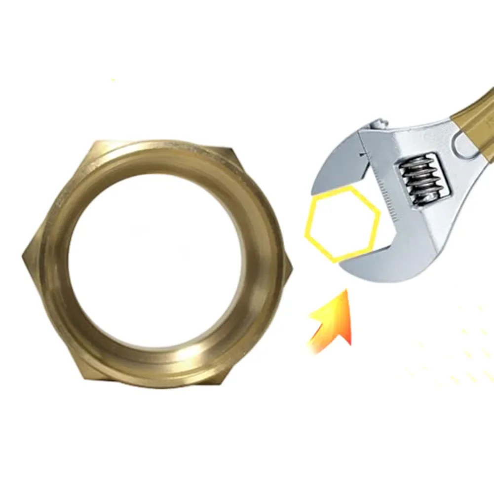 Precision Fit Fire Hose Connector Fire Hose Adapter 1-1 2 NPT Female Brass Brass Hose Adapter Hexagonal Fitting