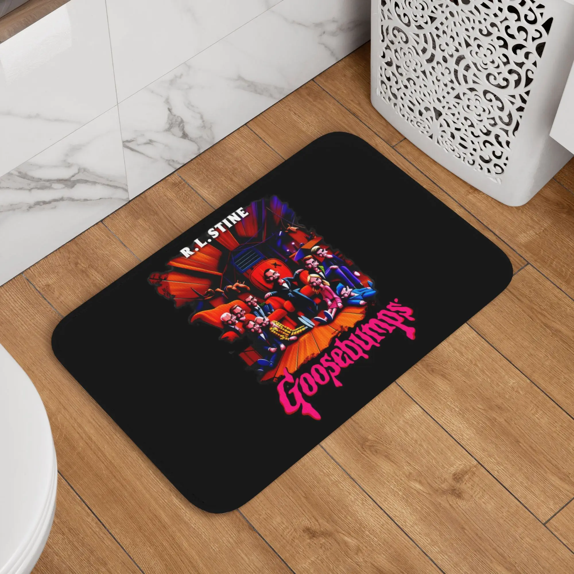 Custom Goosebumps Horrow TV  Door Floor Bath Kitchen Mats Anti-Slip Outdoor  Doormat Toilet Entrance Carpet Rug