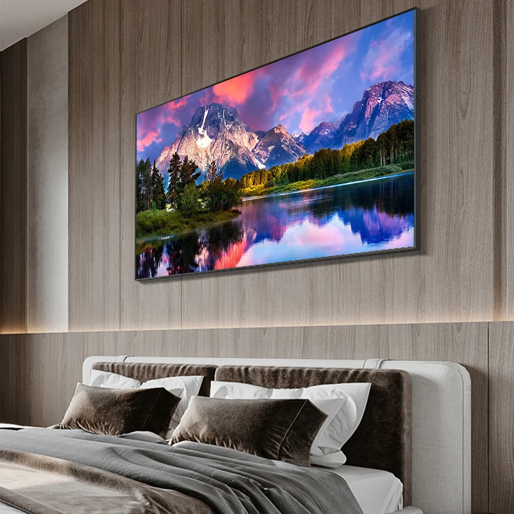 5D Full Diamond Embroidery Nature Scenery Large DIY Diamond Painting With Square Rhinestones Mountain Mosaic Diamonds Art Kits
