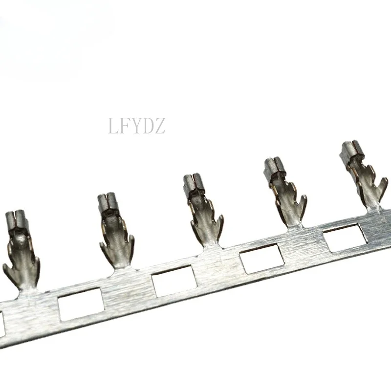 100pcs Zh1.5mm terminal Pitch 1.5mm Continuous Winding Terminal Languette Connector Cold Crimping Head Phosphor Copper Terminal image 2