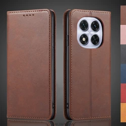 Magnetic attraction Leather Case for Xiaomi Redmi Note 14 Pro 5G /Note14 Pro 4G Global Flip Cover Wallet Bags Capa Fundas Coque