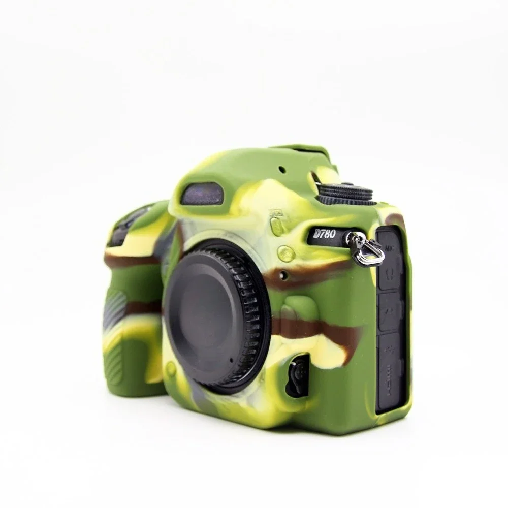 حافظة حماية من السيليكون لكاميرا Nikon D780، حقيبة كاميرا، حقيبة بطانة، مضادة للخبط + غطاء الحذاء الساخن