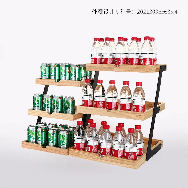 Bread display rack Supermarket fruit drink snack toy candy spicy strip Portable free combination