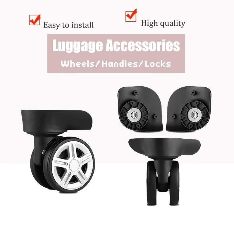 Luggage W053 Caster Strong Grip Adapts to Various Ground Surfaces