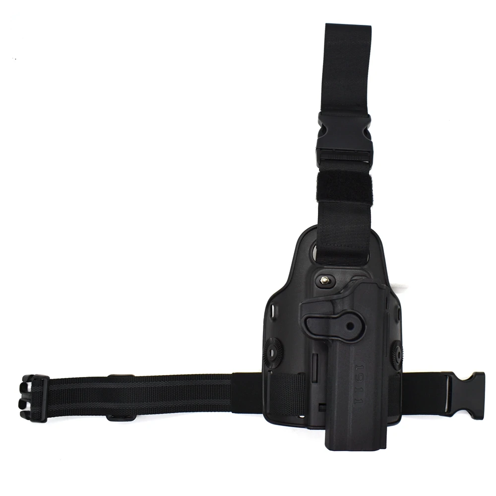colt 1911 Thigh Holster Tactical colt 1911 Drop Leg Gun Holster Right Hand Pistol Case Hunting Gun Case with Leg Platform