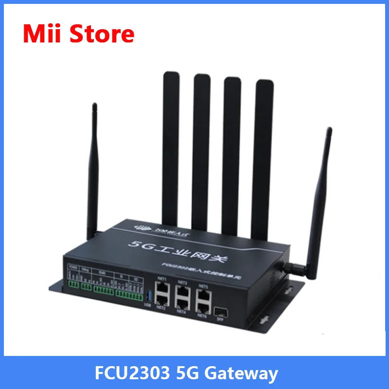 

FCU2303 5G Gateway Embedded 5G Industrial Gateway Intelligent Internet of Things 6 Gigabit and 1 Gigabit Ethernet Port