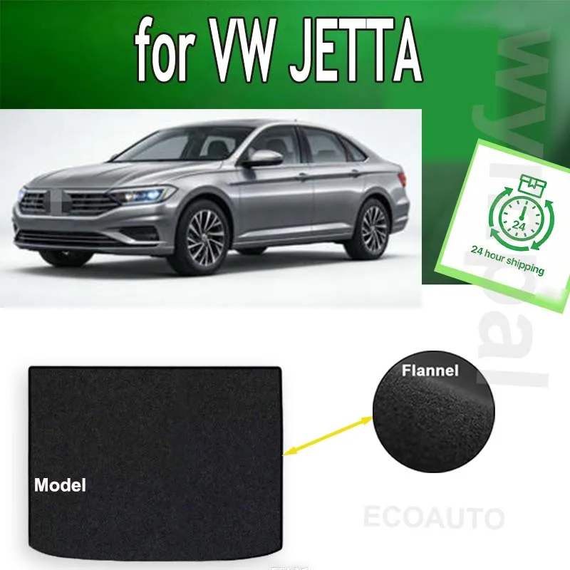 

TREADFIT Rear Trunk Mats For VW JETTA 2019-2024 Boot Cargo Liner Tray Trunk Pads