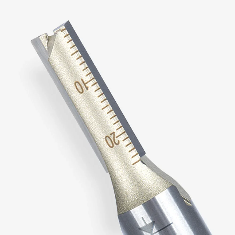 ARDEN متري 2 المزامير مستقيم راوتر بت 1/2 بوصة عرقوب كربيد مشقوق قطع للخشب MDF 8-12 مللي متر إطالة R & L بت مستقيم