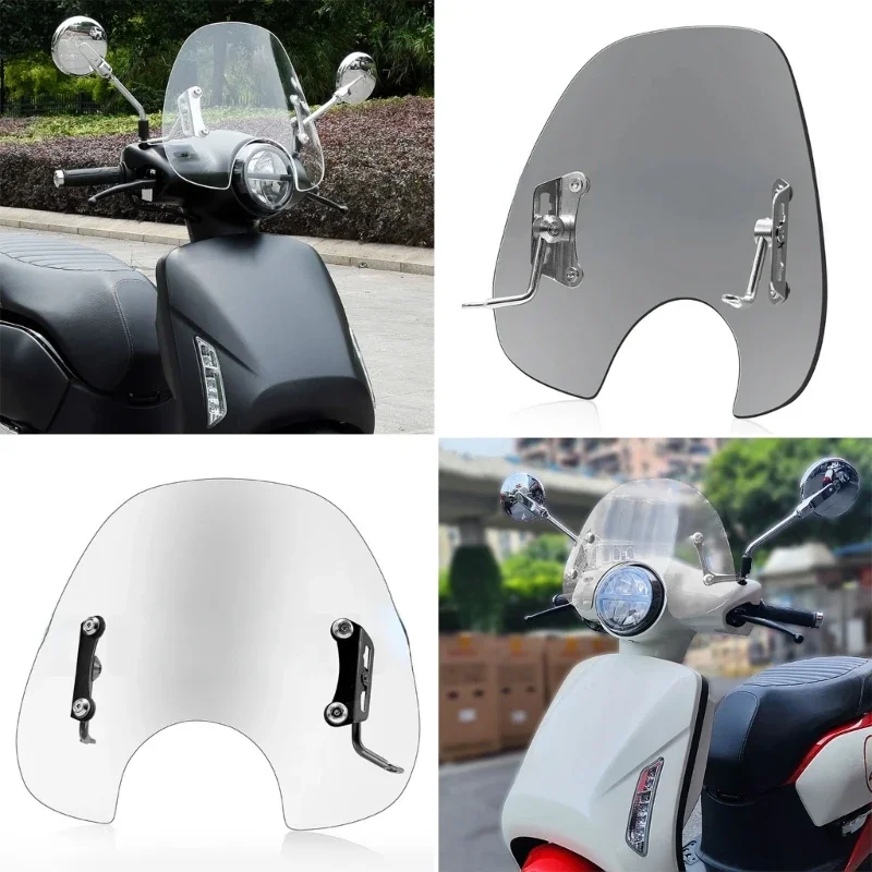 

Windshield Windscreen Wind For NS125LA Motorcycles Modification Windshield Clear Cvoer L9BC