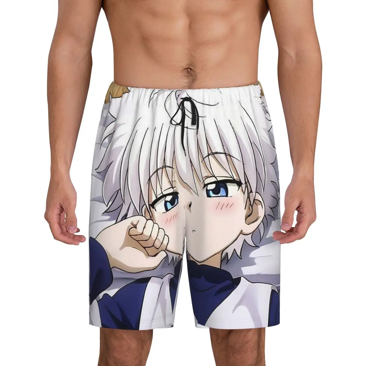 

Мужские короткие пижамные шорты Custom Anime Hunter X Hunter для сна и отдыха