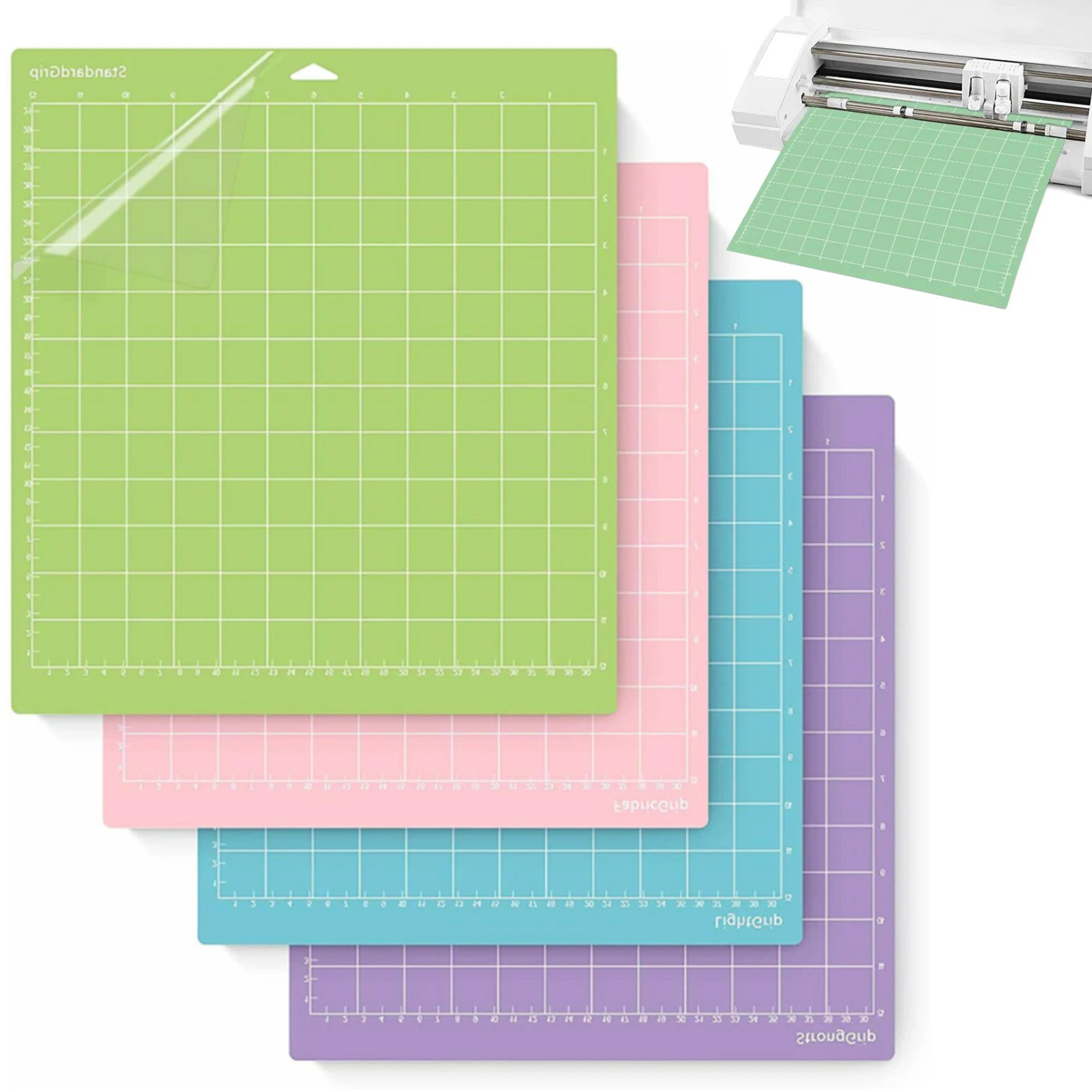 Engraving Non Slip DIY Craft For Scrapbooking Practical Board Plastic Accessories Home Office Cutting Mat Grid Lines Square