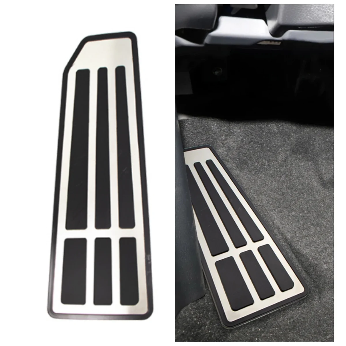 Footrest Pedal Pad Cover Accessories Fit for Toyota RAV4 Highlander Camry Avalon Harrier Venza Lexus ES LS 2021 Left Hand Drive