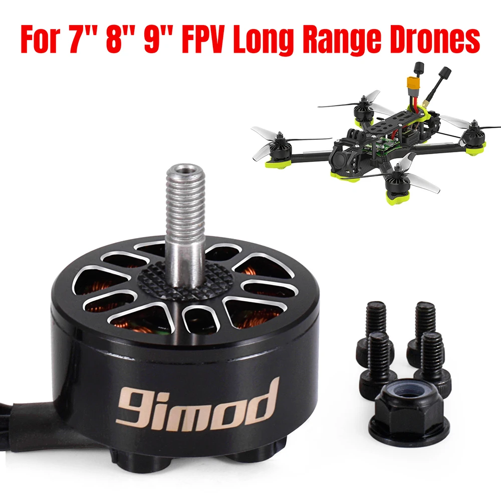 9IMOD 4pcs X2812 900KV 1115KV Brushless Motor 2-6S 4mm Bearing Shaft for RC Multirotor Airplane FPV Long Range Drone DIY Parts