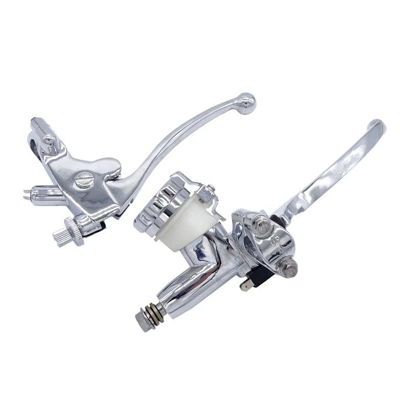 Motorcycle 22mm Handlebar Hydraulic Brake Master Cylinder Reservoir Clutch for Honda CB400SS CB600 CB900 Universal