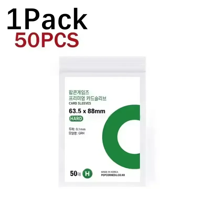 500-1PCS HD Transparent Kpop Idol Karte Schutzhülle Karten Spiel Poker Wasserdichte Schutz Spiel Bord Fotos Halter ärmeln