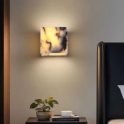 Cube Cuboid Natural Stone Wall Light Art Design New Style Indoor Sconce For Parlor Bathroom Stairs Bedroom Aisle