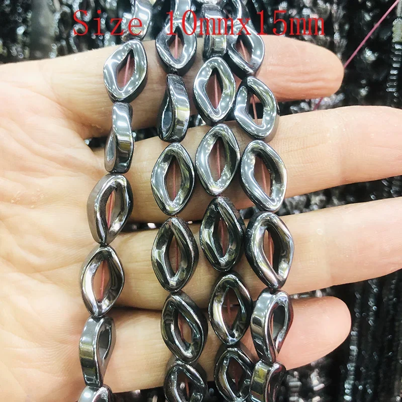 45 Styles Black Hematite Natural Stone Beads Round Loose Beads For Jewelry Making DIY Bracelet Necklace Accessories Beads 2-8mm