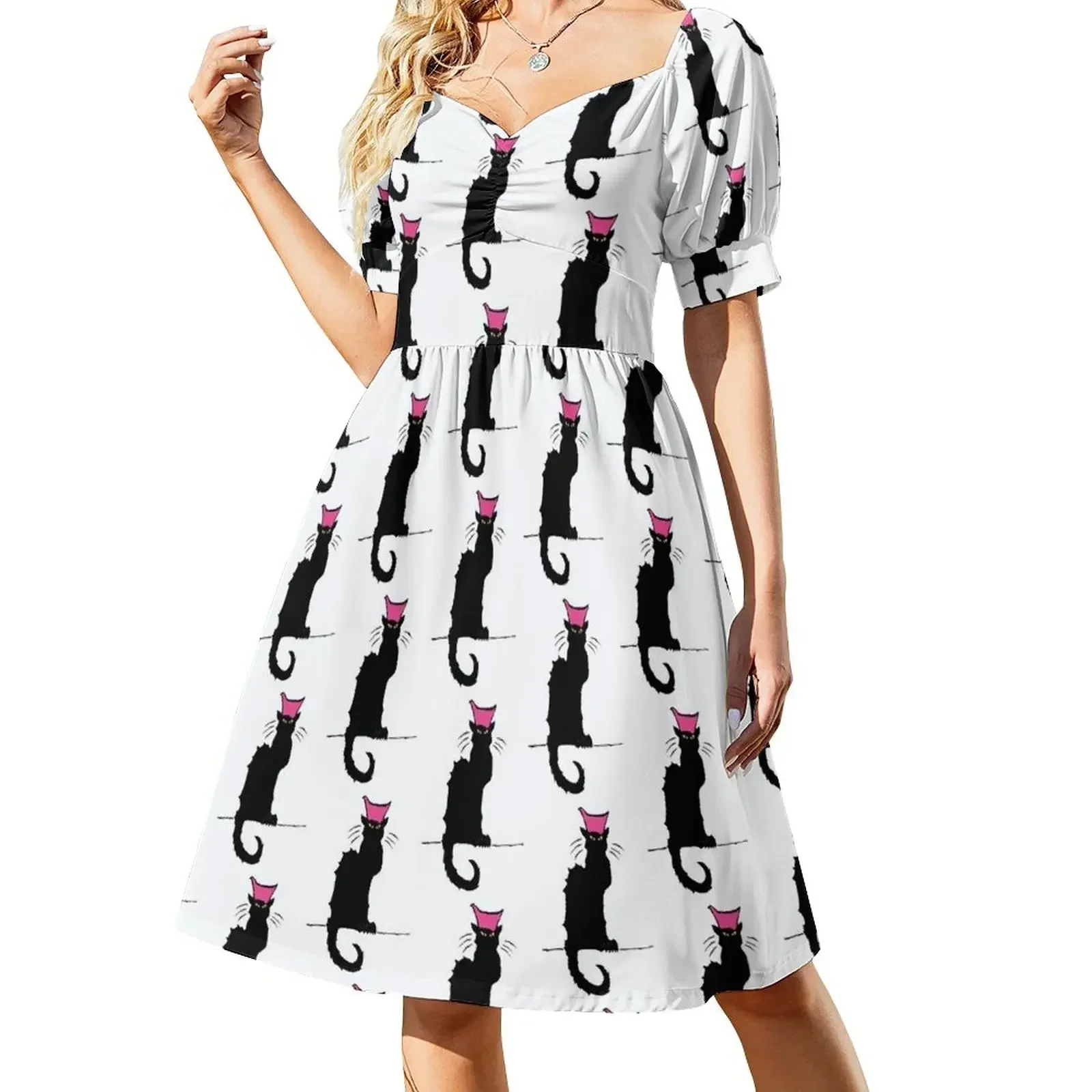 

Pussycat in Pussyhat Sleeveless Dress evening dress ladies dresses for women 2025 Woman's evening dress Dresses