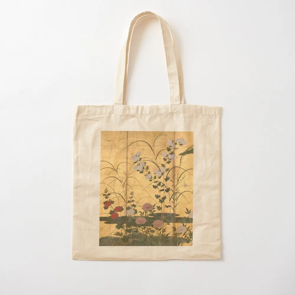 حقيبة يد نسائية من الزهور والأعشاب للفصول الأربعة، حقائب تسوق قابلة لإعادة الاستخدام، حقائب نسائية، حقيبة رائعة