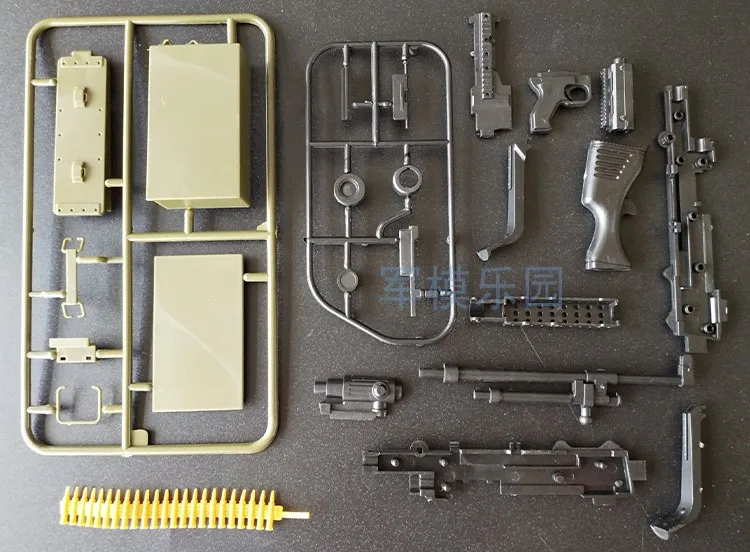 おもちゃのミニフィギュア,g36ksk,1/6スケール,pk m240マシン,プラスチック銃,12インチ