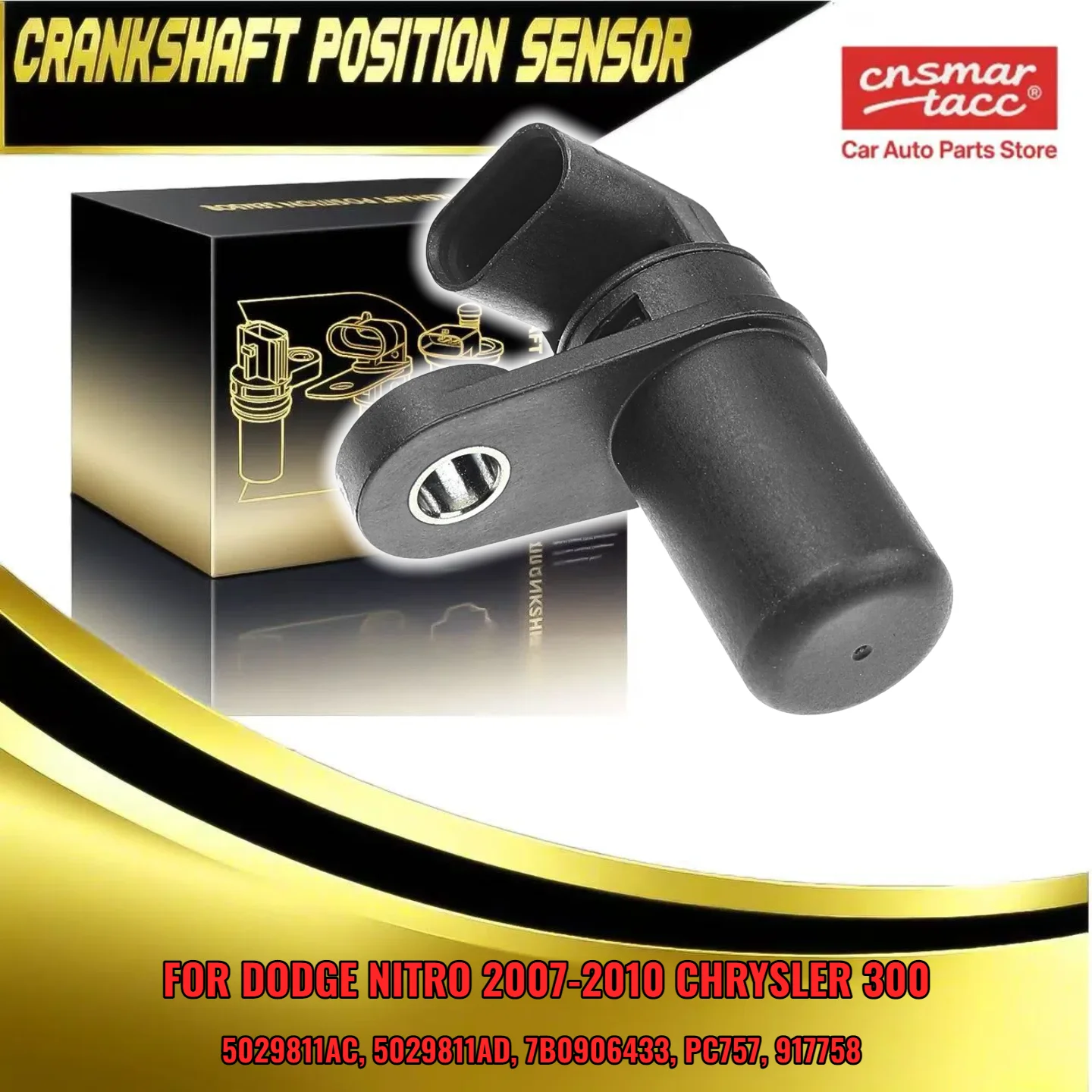 

Датчик положения коленчатого вала двигателя 917758 5029811AD для Chrysler Sebring 07-10 Dodge Jeep Wrangler 7B0906433 PC757