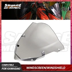 가와사키 Z 125 Z125 프로 BR125 2017-2024 오토바이 앞 유리, 페어 브리스 헤드라이트 커버 패널 페어링 스크린