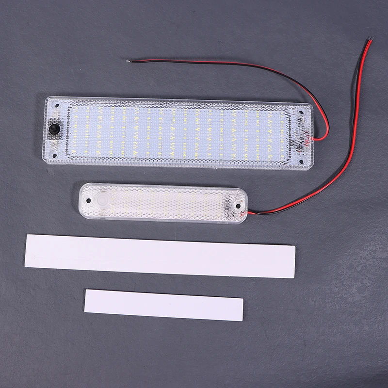 12V-85V 36/108LED Innenlichtleiste mit Schalter Wasserdicht Auto Camper Bus Boot Dachlampe