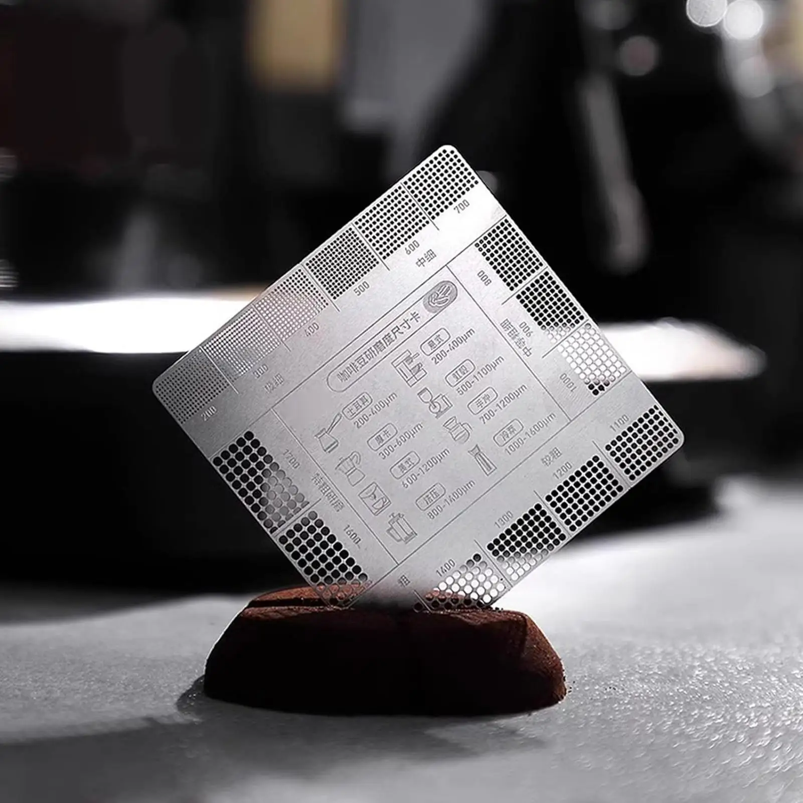 مسطرة طحن القهوة مقارنة أرضية القهوة مقياس حجم العلامة المحمولة أواني المطبخ طاحونة تخمير ملحق للمنزل #3