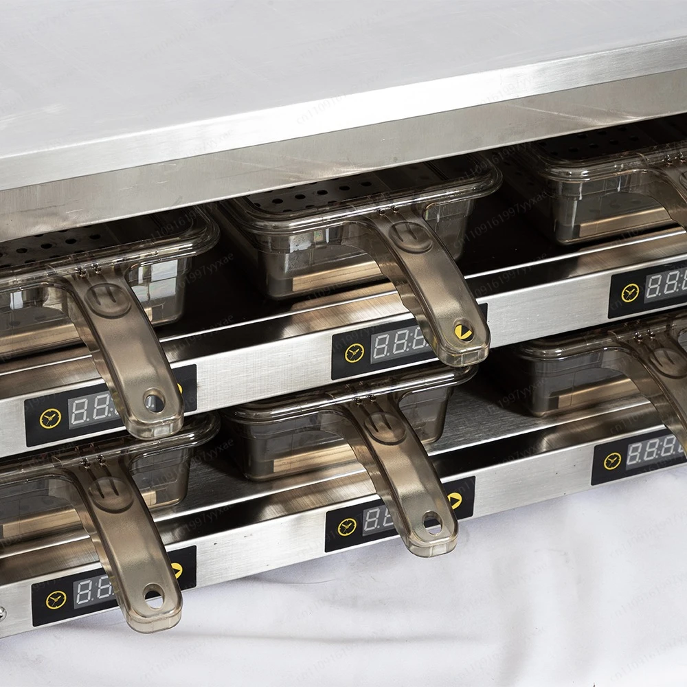 

Оборудование для кухни ресторанов быстрого питания: подогреватель для гамбургерных котлет, станция для подогрева бургеров.