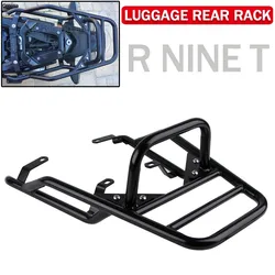 Motorcycle Rear Seat Rack With Handle Grip Luggage Bracket Carrier Cargo Shelf Support For BMW R Nine T R9T Pure Racer 2014-2023