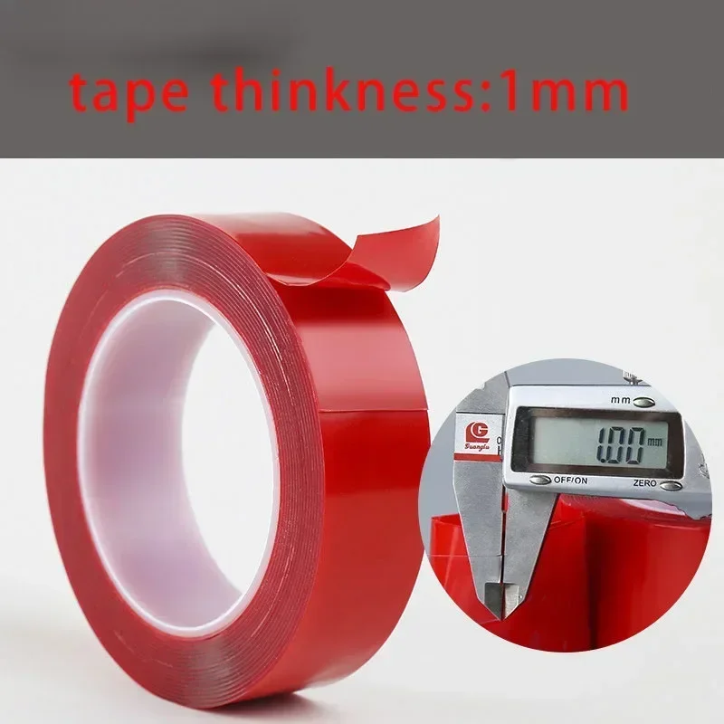 300CM/Roll Double Sided Adhesive Tape Acrylic Transparent No Traces Sticker for LED Strip Car Fixed Tablet Fixed
